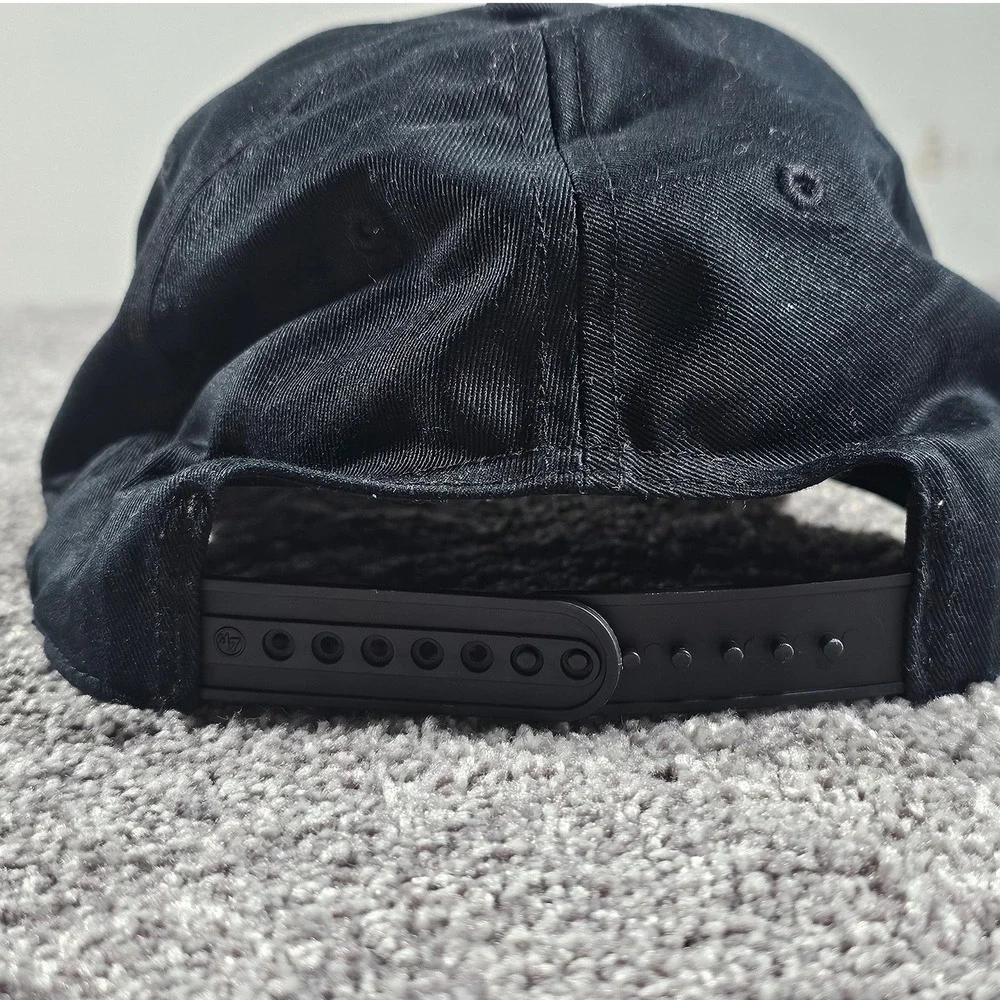 '47 Brand Indiana Pacers Hat Mens OSFA Black NBA Basketball Snapback Cap - Picture 4 of 6